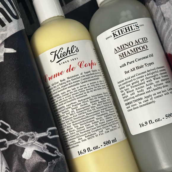 NWT Kiehls Bundle Creme de Corps + Amino Acid Shampoo $102 Value - Picture 1 of 1